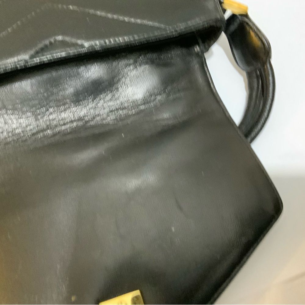 Chanel Vintage CC Turnlock Crossbody Bag  Envelope Flap Chevron Lambskin Mini - Picture 9 of 16